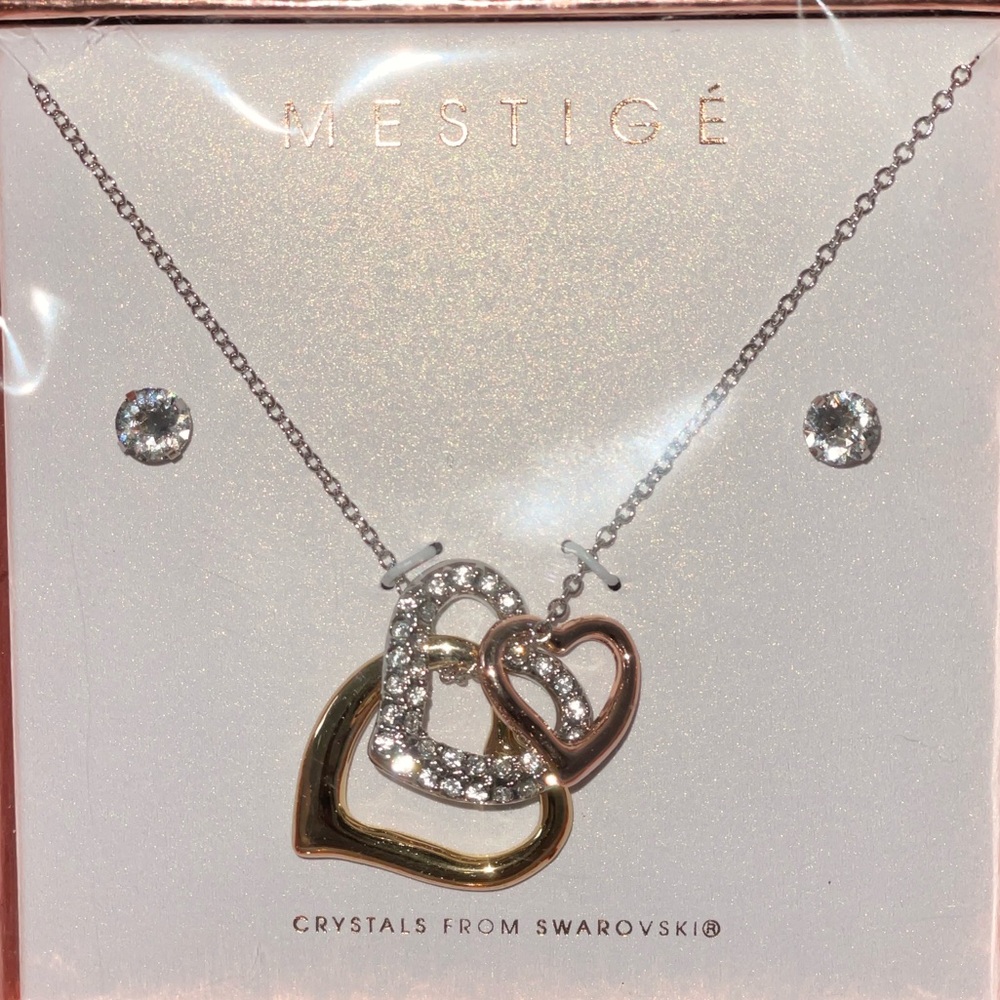 Swavorski Necklace and Earring Set